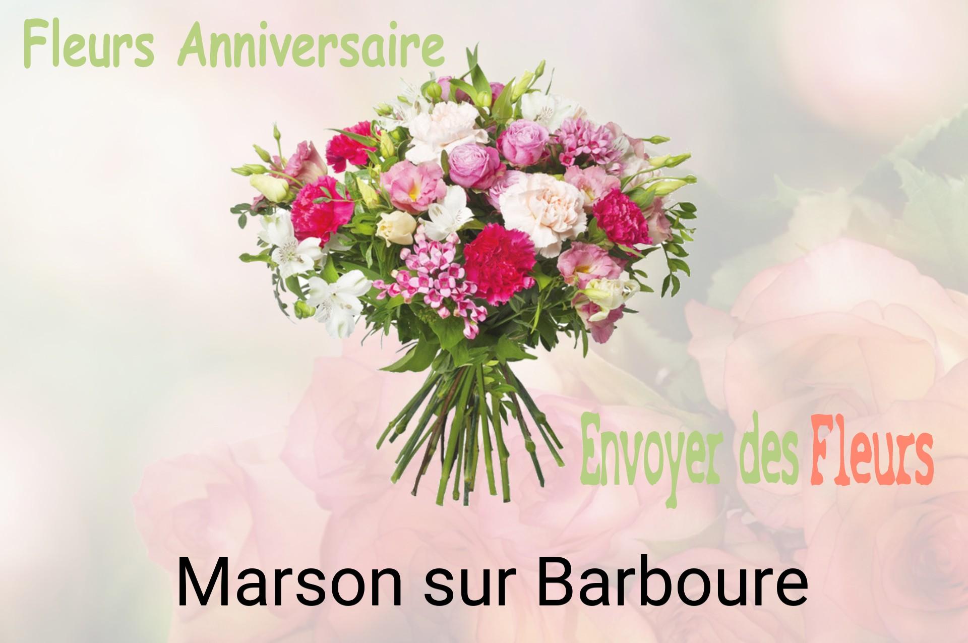 Bouquet de fleurs d’anniversaire livré à Marson-sur-Barboure