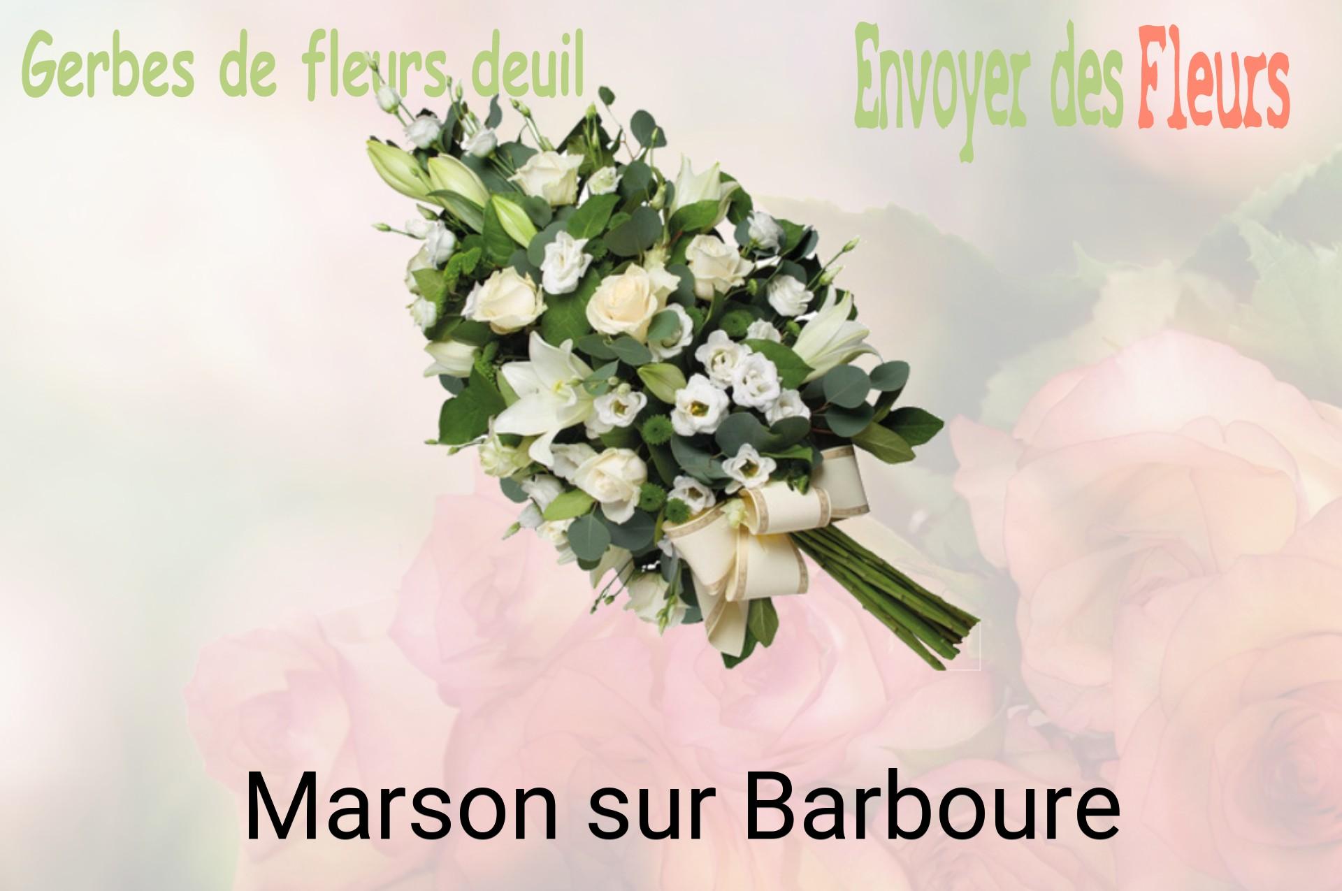 Gerbe de fleurs de deuil livrée à Marson-sur-Barboure
